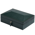 wolf 1834 british racing green 8 piece watch box side