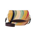 The Dusky Swirl Leather Saddle Bag by Paul Smith.