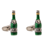 This Champagne Bottle Green 'Fizz' Cufflinks by Paul Smith make a lovely gift for anyone who loves a glass of fizz.