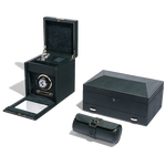wolf 1834 british racing green watch winder with storage set