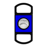 This Neon Blue Cigar Cutter by S.T. Dupont is great for cigar aficionados and has a glossy neon blue centre with contrasting matte black.