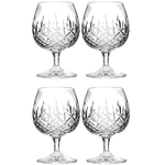 These London 4 x 32cl Brandy Glasses have been designed by Royal Scot Crystal.