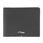 Neo Capsule Grained Billfold 8CC Wallet Black Leather By S. T. Dupont