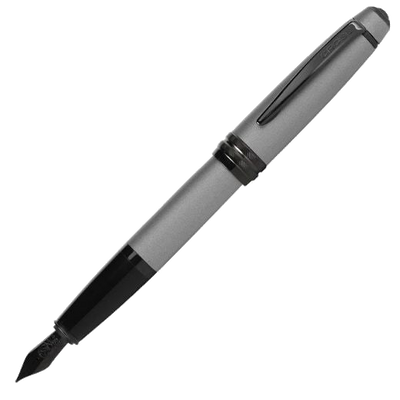cross at0456 20mj bailey matte gunmetal fountain pen