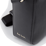 messenger bag black leather