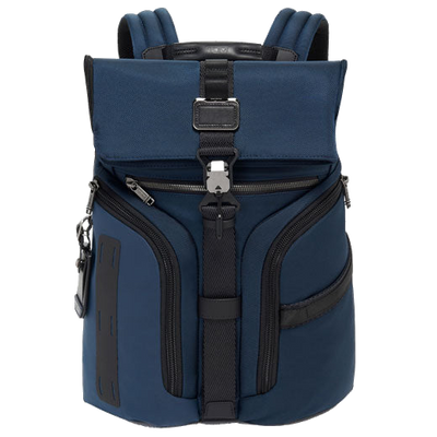 tumi navy alpha bravo logistics backpack