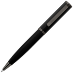This Black & Gun Grey Formation Herringbone Ballpoint Pen has been created by Hugo Boss.