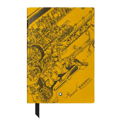 montblanc mb134717 enzo ferrari yellow notebook
