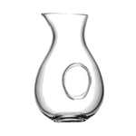 This LSA International Ono Jug 1.2L Clear is made with mouth-blown glass.