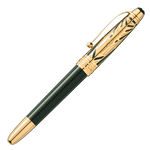 This Montblanc Meisterstück The Origin Collection Doué Classique Rollerball Pen has been made from precious resin and gold plating.