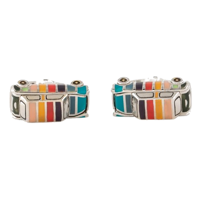 paul smith artist stripe mini cufflinks