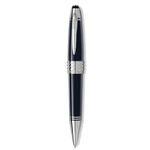 This Montblanc Great Characters John F. Kennedy Special Edition Ballpoint Pen is made out of precious lacquer in a dark blue colour with platinum trims.