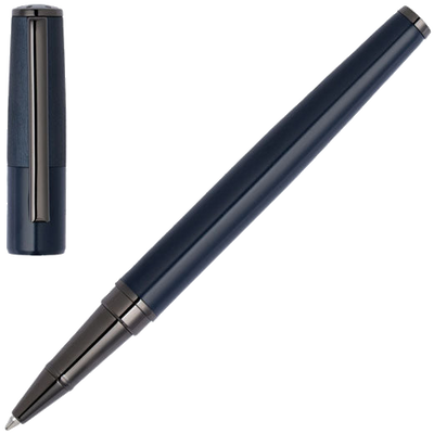 hugo boss all navy gear minimal rollerball pen
