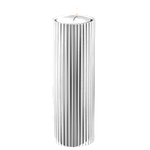 This is the Georg Jensen Stainless Steel Bernadotte Large Tealight & Candle Holder.