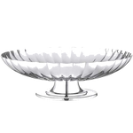 The Georg Jensen stainless steel dish on a stand.