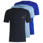 1 boss regular fit cotton crew neck blue t shirts 50532468 01 966