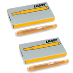 These are the LAMY T 10 Mango Ink Cartridges.