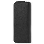 This Montblanc Sartorial 2 Pen Zipped Pouch Black Saffiano comes in a branded gift box.