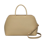 Radley's Liverpool Street 3.0 Stone Leather Medium Grab Bag has a top grab handle and a detachable strap.