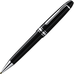Montblanc Meisterstuck Le Grand Platinum Plated Ballpoint Pen.