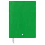 The Montblanc fine stationery green A5 notebook.