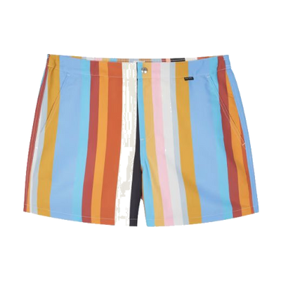 1 paul smith signature stripe print buttoned swim shorts m1a 202a t605 92 m l xl