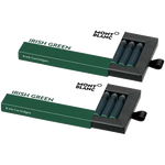Montblanc ink cartrides in irish green.
