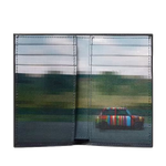 The interior of the 'Pixelated Mini' Print Leather Card Wallet includes 6CC, two slip pockets, and a banknotes compartment.