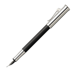 Graf von Faber-Castell Guilloche Black Fountain Pen.