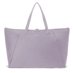 TUMI's Voyageur Lavender Just In Case Tote Bag has top handles with a dual zip fastening into the main compartment.