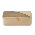 TUMI's Travel Access Small Gold Packing Cube has gold trims and comes with a dual zip.