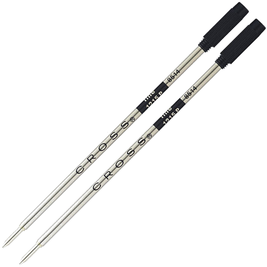 cross 2 pack ballpoint black fine refills