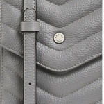 s1349093 grey leather phone bag