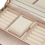 wolf rose gold palermo watch winder with jewellery storage ring storage