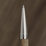 graf von faber castell magnum series walnut wood ballpoint pen nib