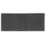 S. T. Dupont's Neo Capsule Grained Billfold 8CC Wallet is made out of Black Leather