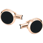 These cufflinks from Montblanc are made from stainless steel.