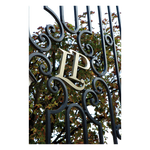 The entrance gates to the Laurent-Perrier Chateaux.