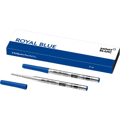 montblanc fine royal blue ballpoint refill