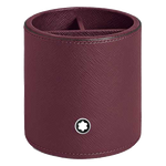 This Montblanc Cassis leather pen tray comes with 3 compartments for your desk accessories.