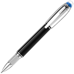 This Montblanc StarWalker Doué Black and Stainless Steel Fineliner Pen features a knurled forepart for maximum grip.