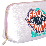 paul smith pink london print leather make up pouch side 2