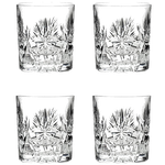 These Edinburgh Star 4 x 26cl Whisky Tumblers have been created by Royal Scot Crystal.