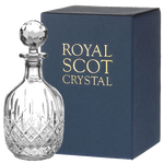 This London 100cl Port/Brandy Decanter will be presented inside a Royal Scot Crystal gift box.