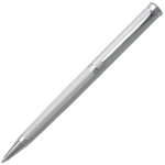 This silver diamond ballpoint has been designed by hugo boss.