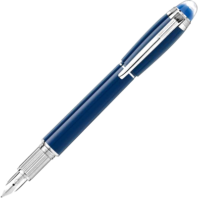 montblanc blue planet precious resin starwalker fountain pen