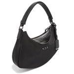 tumi shoulder bag black