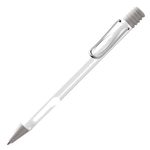 The LAMY white ballpoint pen in the Safari collection.