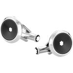 The Montblanc S-arm cufflink with resin inlay.