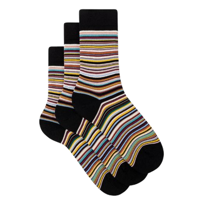 paul smith signature stripe print socks